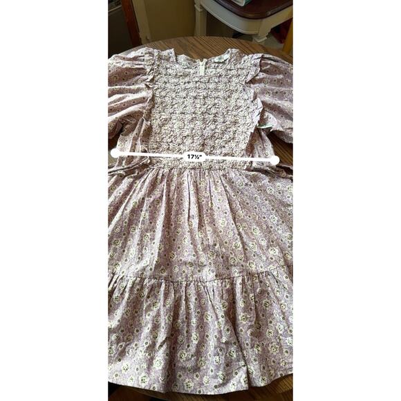 Sea LAVENDER Ida Puff-Sleeve retro y2k  knee length SunDress size XL - Picture 4 of 12